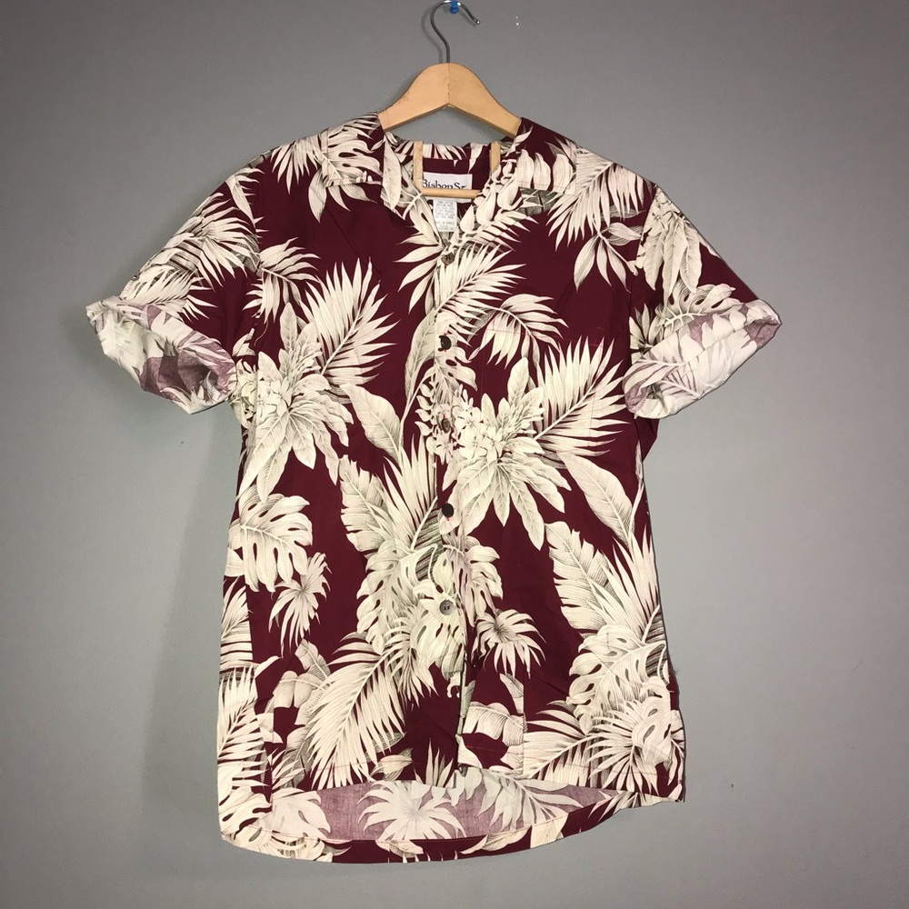 VINTAGE Hawaiian Shirt Button Up